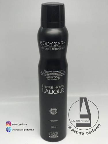 اسپری بادی کر مردانه لالیک انریک نویر حجم 200میل_فروشگاه اینترنتی آرایشی بهداشتی آزارو در شیراز