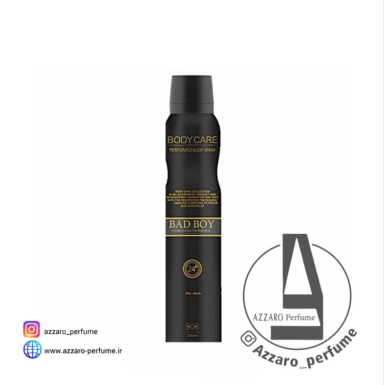 اسپری مردانه بادی کر مدل بد بوی Body Care حجم 200 میل_فروشگاه اینترنتی آرایشی بهداشتی آزارو در شیراز