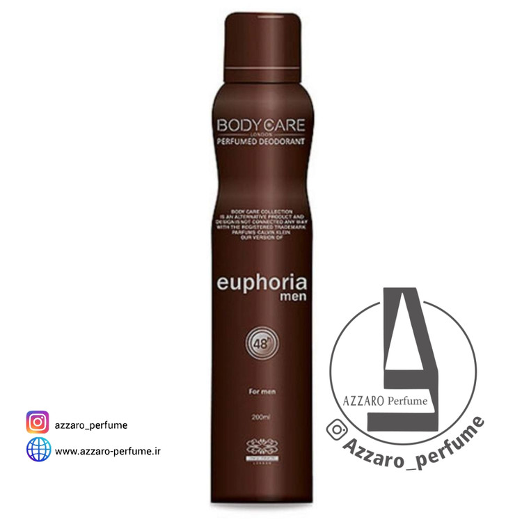 اسپری بدن مردانه بادی کر مدل Euphoria(ایفوریا) حجم 200میل_فروشگاه اینترنتی آرایشی بهداشتی آزارو در شیراز