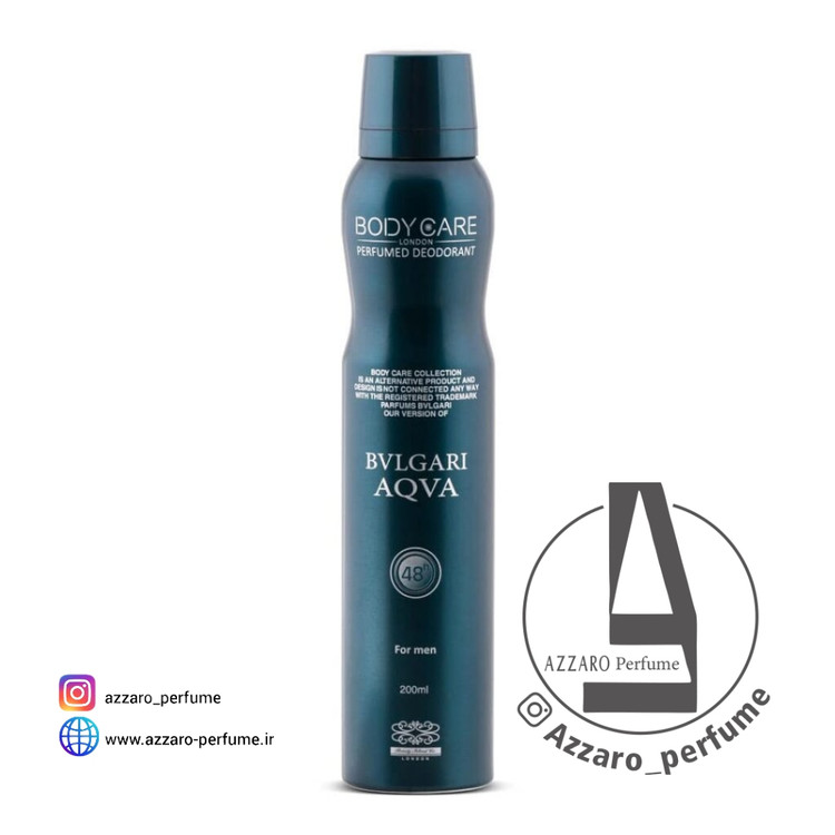 اسپری بدن بادی کر رایحه اکوا بولگاری 200 میلی لیتر_فروشگاه اینترنتی آرایشی بهداشتی آزارو در شیراز