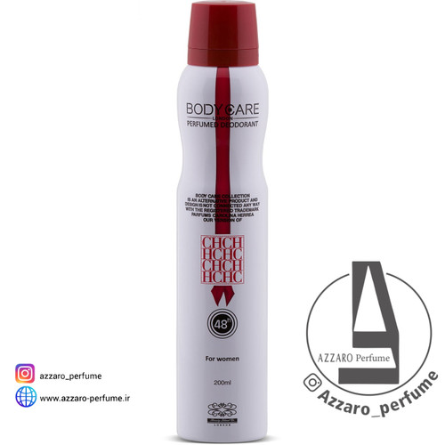 اسپری بدن بادی کر سی اچ زنانه حجم ۲۰۰ میل_فروشگاه اینترنتی آرایشی بهداشتی آزارو