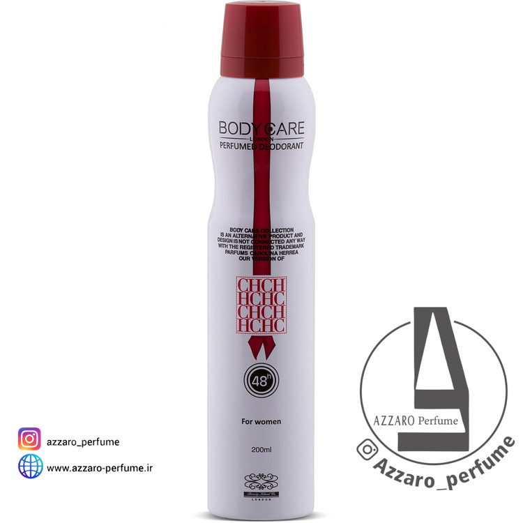 اسپری بدن بادی کر سی اچ زنانه حجم ۲۰۰ میل_فروشگاه اینترنتی آرایشی بهداشتی آزارو