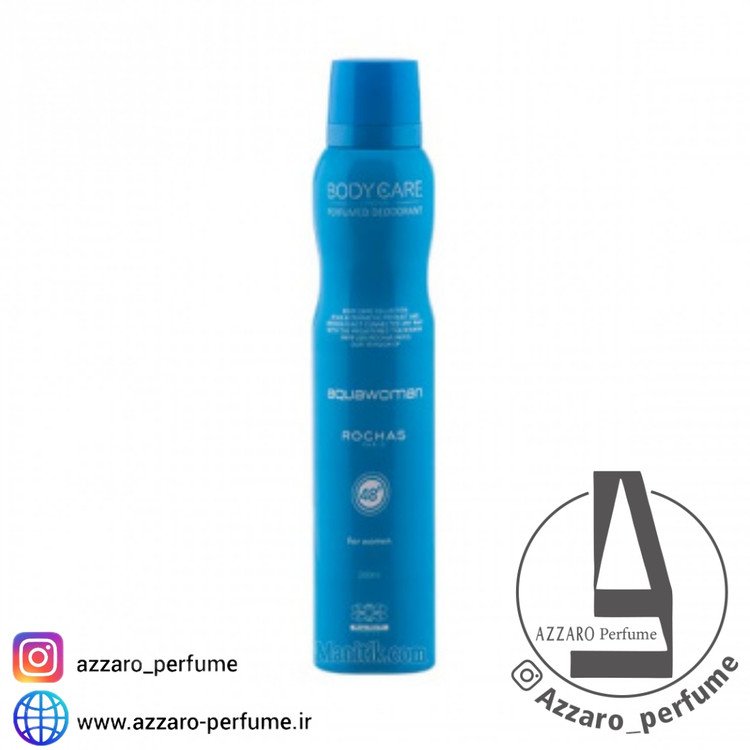 اسپری بدن بادی کر مدل آکوا وومن روشاس 200 میلی لیتر-فروشگاه اینترنتی آرایشی بهداشتی آزارو در شیراز