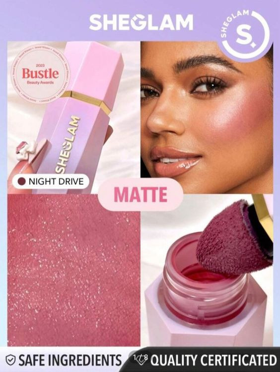 رژگونه مایع شیگلم SHEGLAM رنگ Night Drive_فروشگاه اینترنتی آرایشی بهداشتی آزارو در شیراز_نمایندگی محصولات شیگلم در شیراز