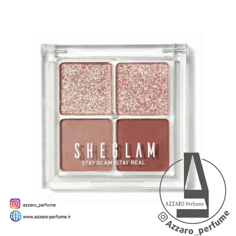 سایه چشم 4 عددی شیگلم رنگ Charm School_فروشگاه اینترنتی آرایشی بهداشتی آزارو در شیراز