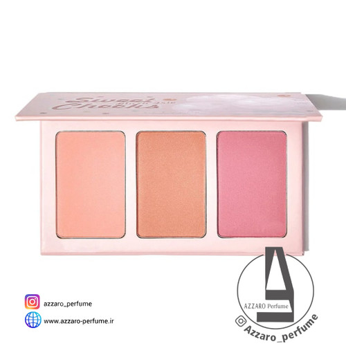 پالت رژ گونه مات و مخملی سه رنگ شیگلم_فروشگاه اینترنتی آرایشی بهداشتی آزارو در شیراز