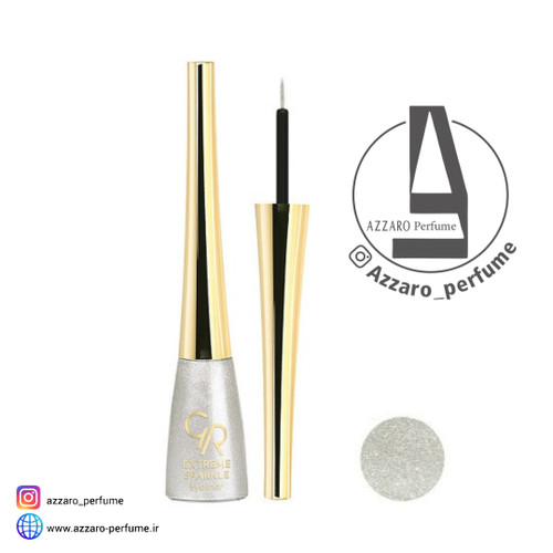 خط چشم نقره ای گلدن رز مدل Extreme شماره 101 حجم 5میل-فروشگاه اینترنتی آرایشی و بهداشتی آزارو در شیراز