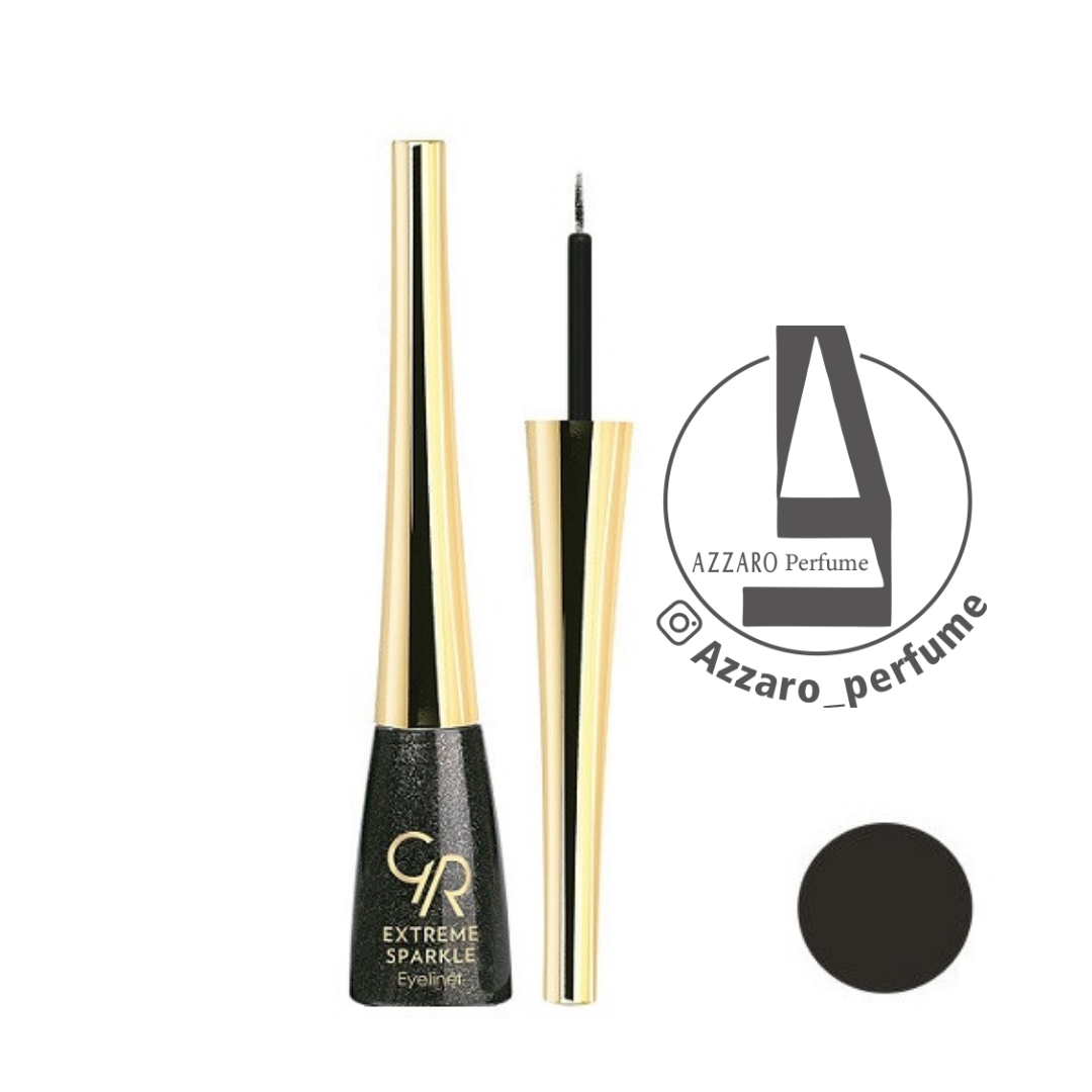 خط چشم اکلیلی مشکی گلدن رز مدل Extreme شماره 102 حجم 5 میل-فروشگاه اینترنتی آرایشی و بهداشتی آزارو در شیراز