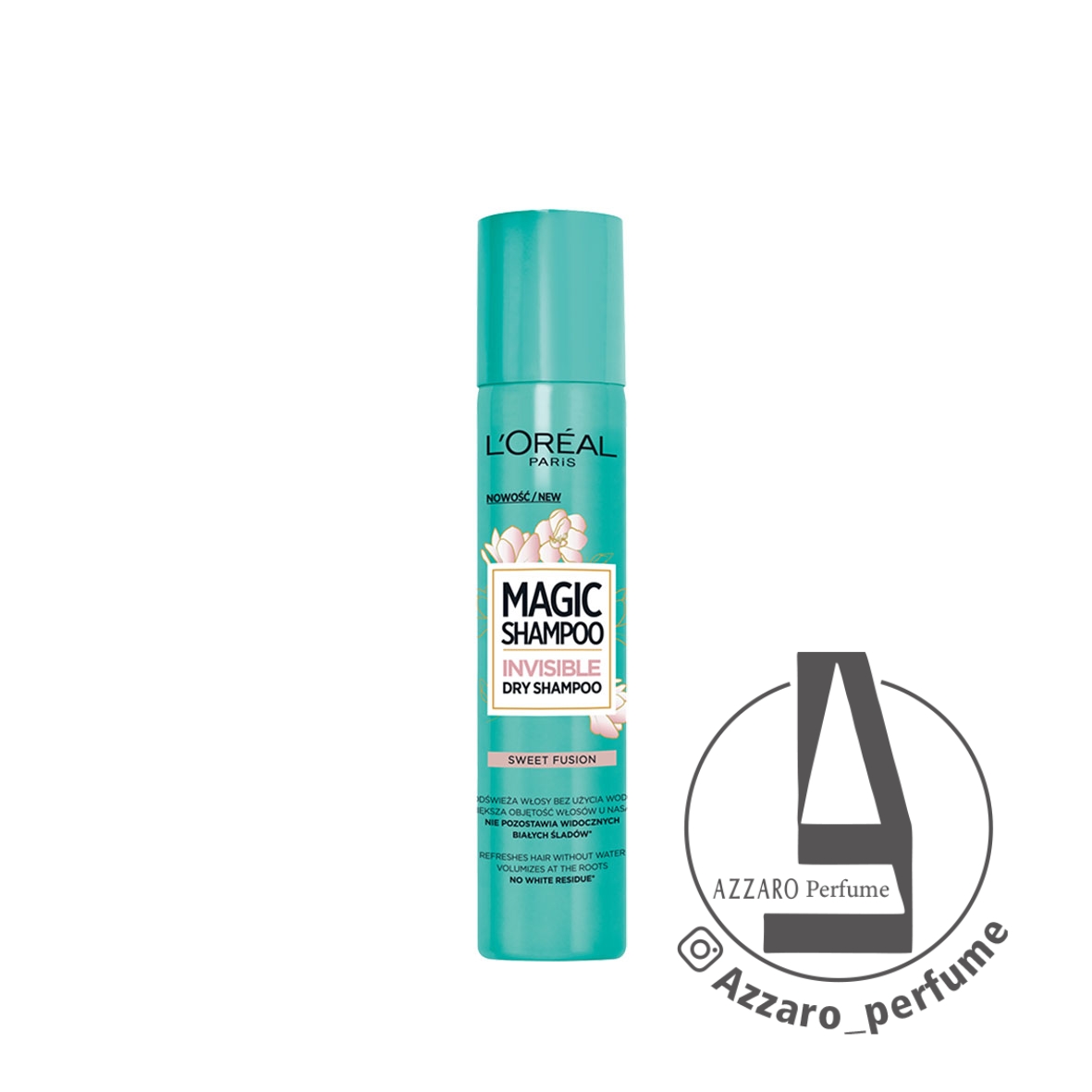 شامپو خشک لورآل مجیک حاوی گل رز حجم 200 میل-فروشگاه اینترنتی آرایشی و بهداشتی آزارو در شیراز