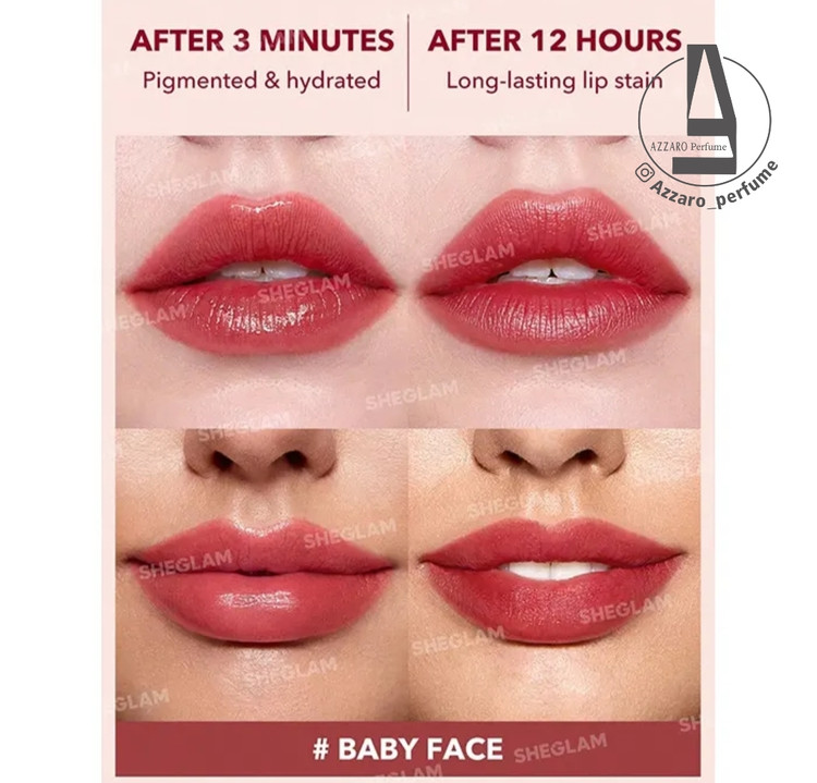 تینت لب شیگلم رنگ Baby Face-فروشگاه اینترنتی آرایشی و بهداشتی آزارو در شیراز