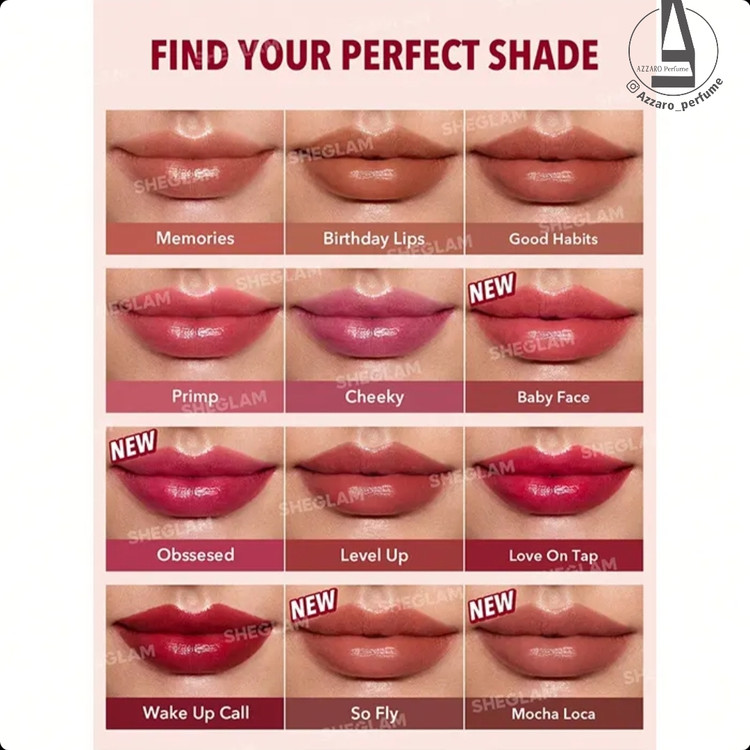 تینت لب شیگلم رنگ Baby Face-فروشگاه اینترنتی آرایشی و بهداشتی آزارو در شیراز