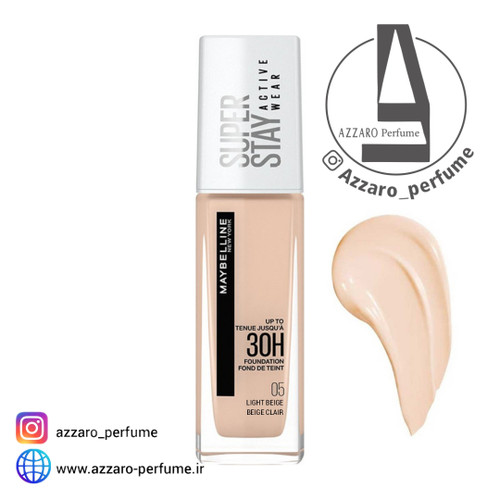 کرم پودر میبلین مدل Super Stay شماره 05 حجم 30 میل-فروشگاه اینترنتی آرایشی و بهداشتی آزارو در شیراز