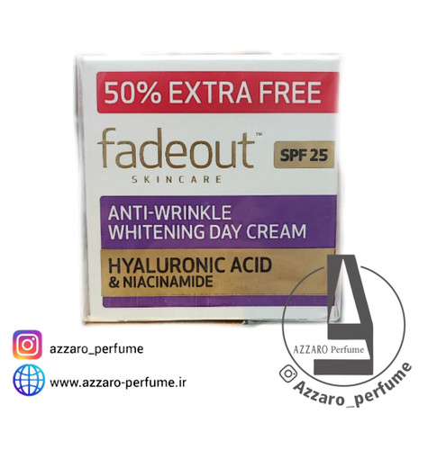 کرم روشن کننده و ضد چروک روز فید اوت Fadeout Anti Wrinkle Brightening SPF25 حجم 75 میل
