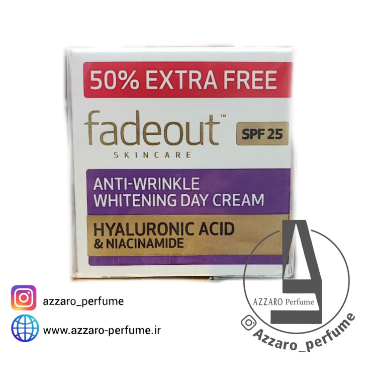 کرم روشن کننده و ضد چروک روز فید اوت Fadeout Anti Wrinkle Brightening SPF25 حجم 75 میل