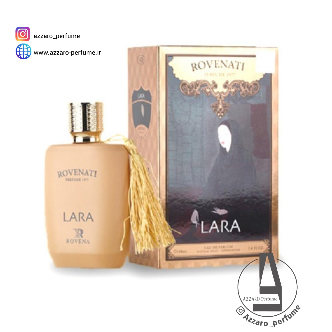 عطر زنانه لارا LARA برند روونا حجم 100 میل-فروشگاه اینترنتی آرایشی و بهداشتی آزارو در شیراز