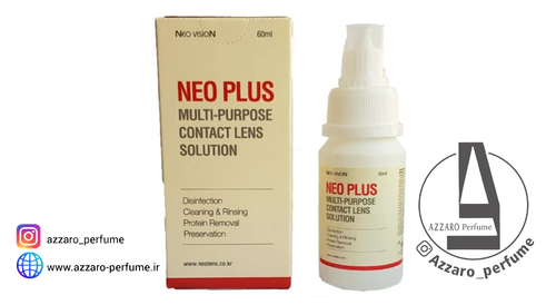 محلول شستشوی لنز نئو پلاس 60 میل-فروشگاه اینترنتی آرایشی و بهداشتی آزارو در شیراز