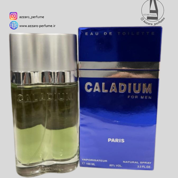 ادکلن مردانه کالادیوم CALADIUM حجم 100 میل-فروشگاه اینترنتی آرایشی و بهداشتی آزارو در شیراز