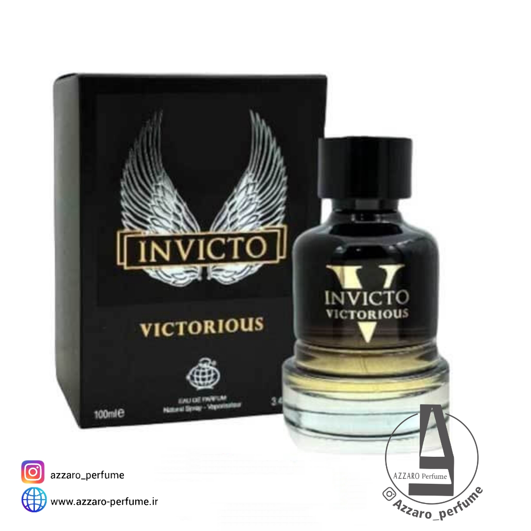 عطر مردانه فراگرنس ورد Invicto Victorious حجم ۱۰۰ میل-فروشگاه اینترنتی آرایشی و بهداشتی آزارو در شیراز