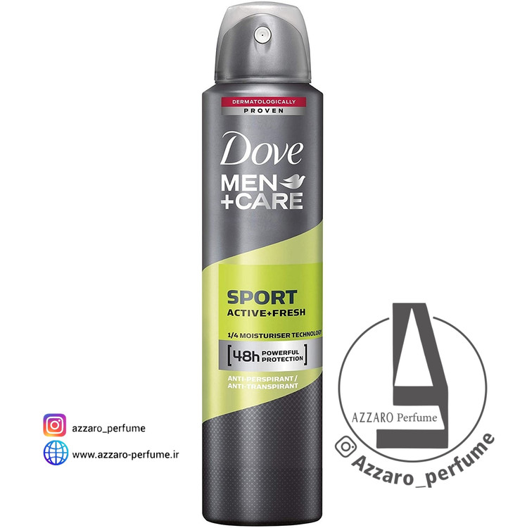 اسپری ضد تعریق آقایان داو اسپرت Dove Sport حجم 250 میلی لیتر-فروشگاه اینترنتی آرایشی بهداشتی آزارو