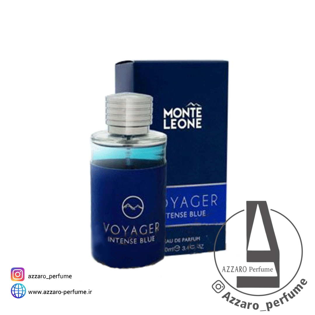 ادکلن فراگرنس ورد Monte Leone Voyager Intense Blue حجم 100 میل-فروشگاه اینترنتی آرایشی و بهداشتی آزارو در شیراز