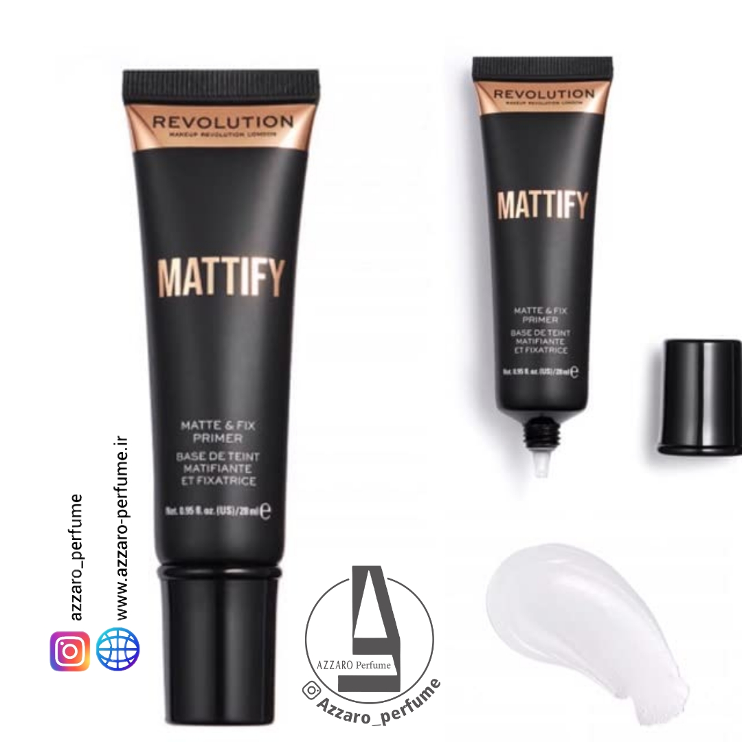 پرایمر آرایش صورت رولوشن مدل MATTIFY حجم 28 میل-فروشگاه اینترنتی آرایشی و بهداشتی آزارو در شیراز