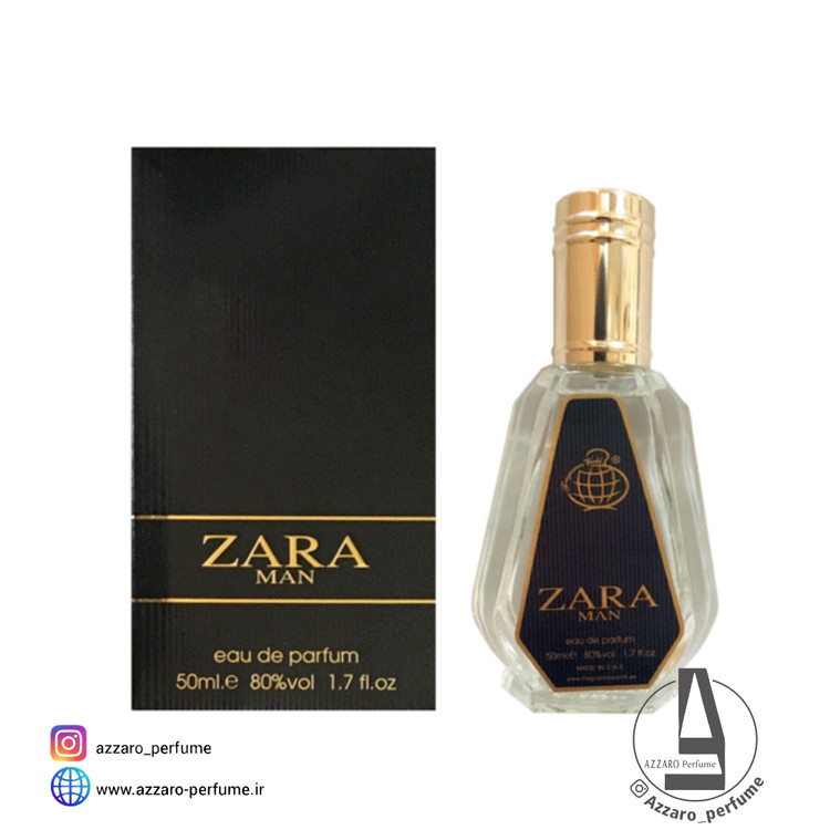 ادکلن مردانه فراگرنس ورد مدل زارا من zara man رایحه تام فورد بلک ارکید حجم 50 میل-فروشگاه اینترنتی آرایشی و بهداشتی آزارو در شیراز