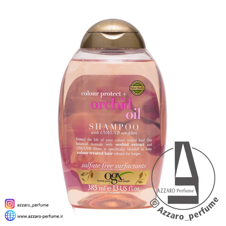 شامپو orchid oil اوجی ایکس حجم 385 میل-فروشگاه اینترنتی آرایشی و بهداشتی آزارو در شیراز