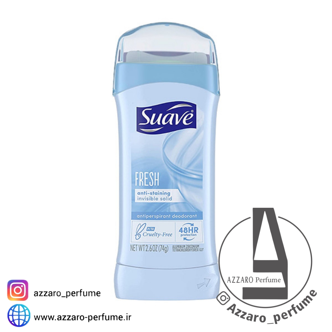 استیک ضد تعریق زنانه Suave سواو مدل Fresh وزن 74 گرم-فروشگاه اینترنتی آرایشی و بهداشتی آزارو در شیراز