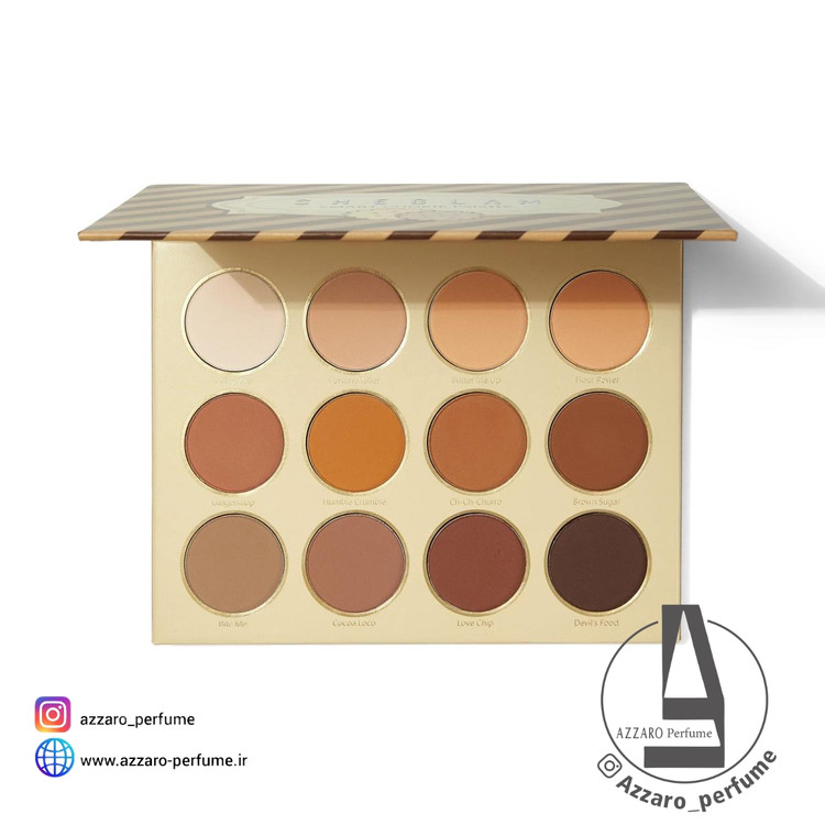 پلت سایه چشم 12 رنگ شیگلم مدل Smart Cookie اسمارت کوکی-فروشگاه اینترنتی آرایشی و بهداشتی آزارو در شیراز