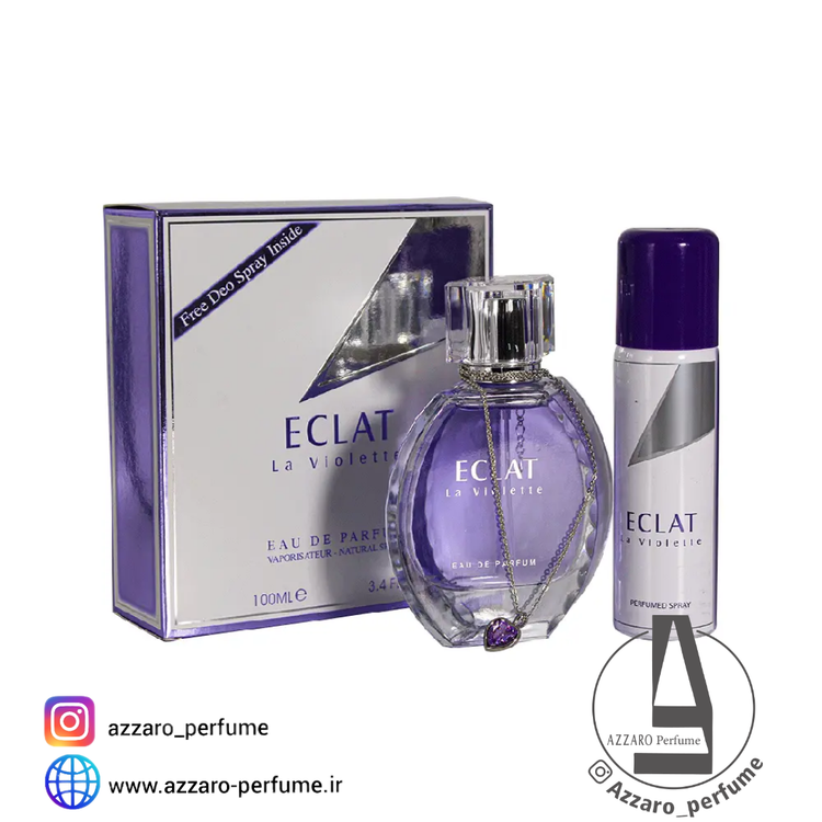 ادکلن فراگرنس ورد اکلت لا ویولت همراه با اسپری حجم 100 میل-فروشگاه اینترنتی آرایشی و بهداشتی آزارو در شیراز