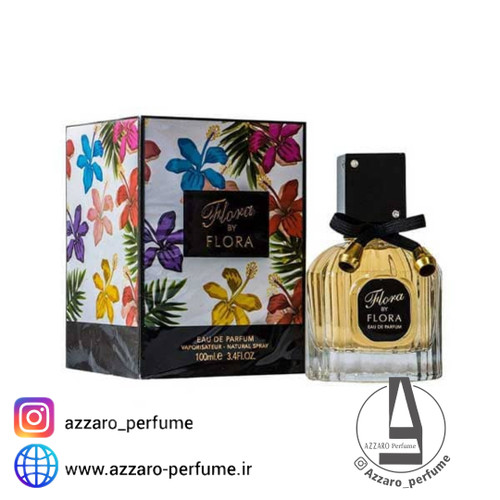 ادکلن زنانه فراگرنس مدل فلورا بای فلورا رایحه گوچی فلورا حجم 100 میل-فروشگاه اینترنتی آرایشی و بهداشتی آزارو در شیراز