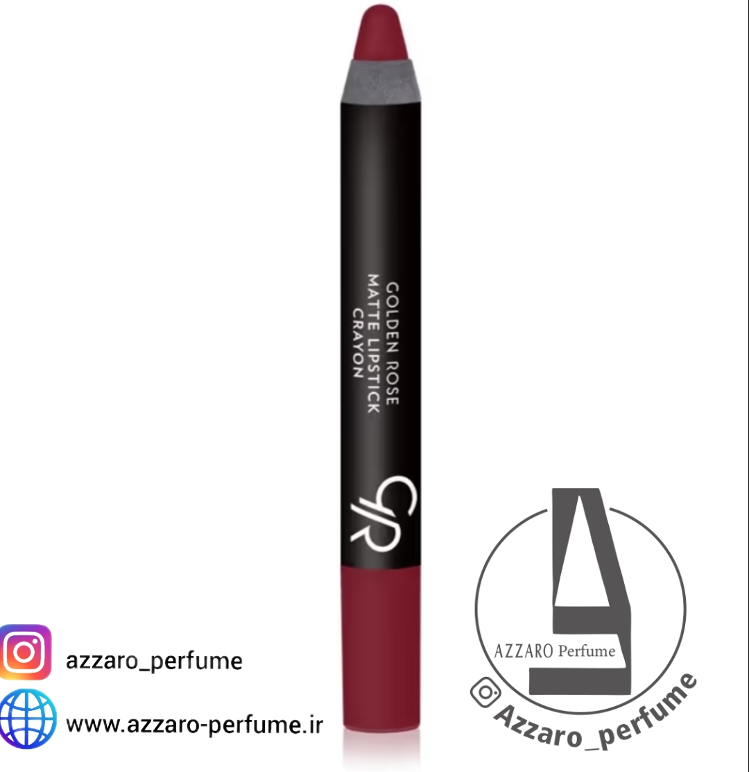 رژ لب مدادی مات گلدن رز کرایون Golden Rose Crayon شماره 5 قرمز-فروشگاه اینترنتی آرایشی و بهداشتی آزارو در شیراز