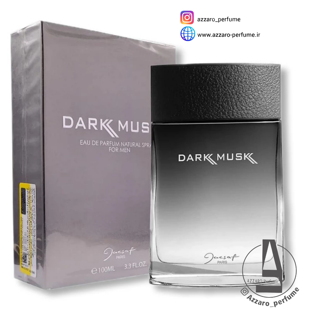 ادکلن مردانه دارک ماسک (Dark Musk) برند ژک ساف (Jacsaf) حجم 100 میل-فروشگاه اینترنتی آرایشی و بهداشتی آزارو در شیراز