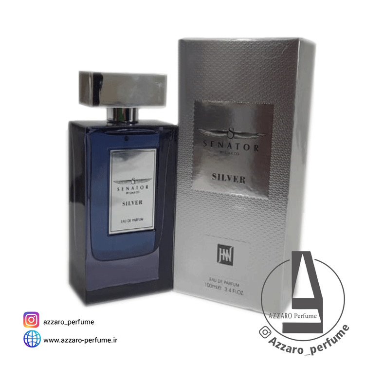 ادکلن مردانه جانوین/جکوینز مدل سناتور سیلور حجم 100 میل-فروشگاه اینترنتی آرایشی و بهداشتی آزارو در شیراز