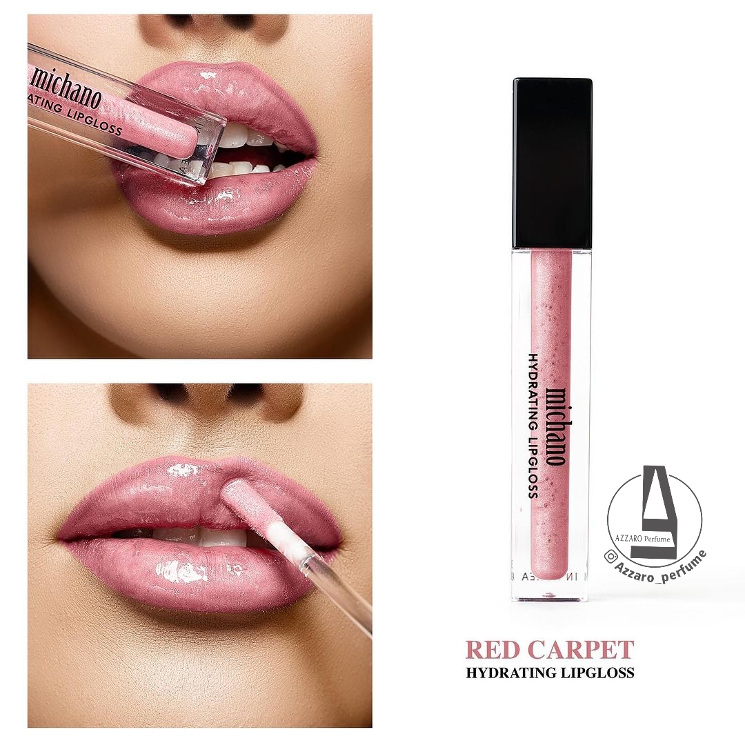 لیپ گلاس آبرسان میچانو Michano رنگ Red Carpet حجم 6 میل-فروشگاه اینترنتی آرایشی و بهداشتی آزارو در شیراز