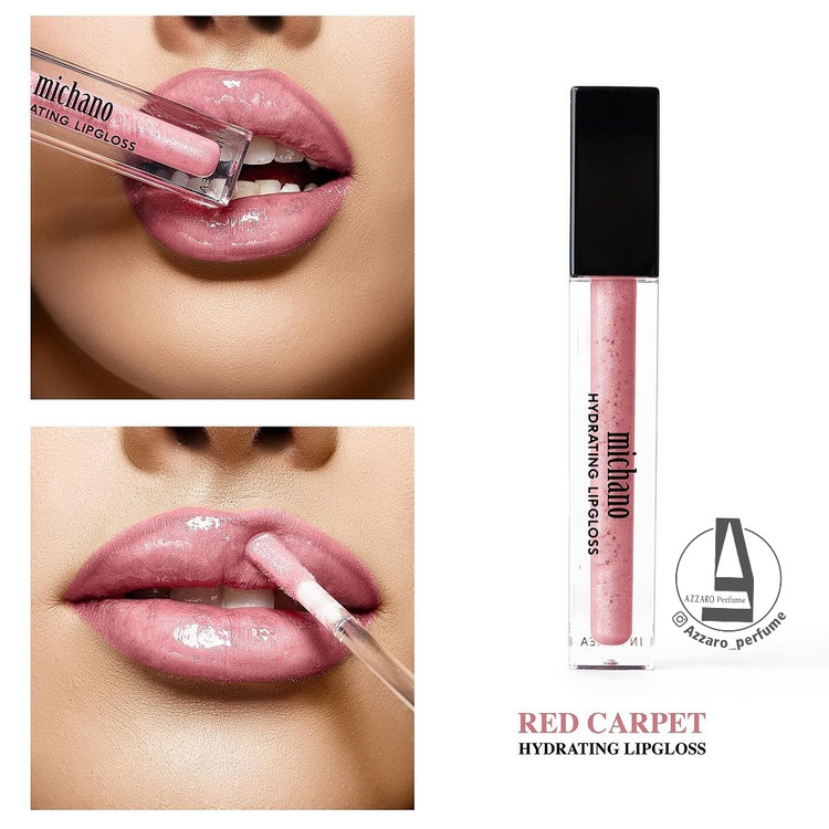 لیپ گلاس آبرسان میچانو Michano رنگ Red Carpet حجم 6 میل-فروشگاه اینترنتی آرایشی و بهداشتی آزارو در شیراز