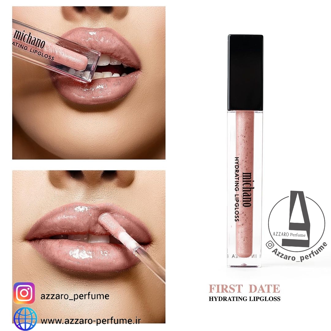 لیپ گلاس آبرسان میچانو Michano رنگ First Date حجم 6 میل-فروشگاه اینترنتی آرایشی و بهداشتی آزارو در شیراز
