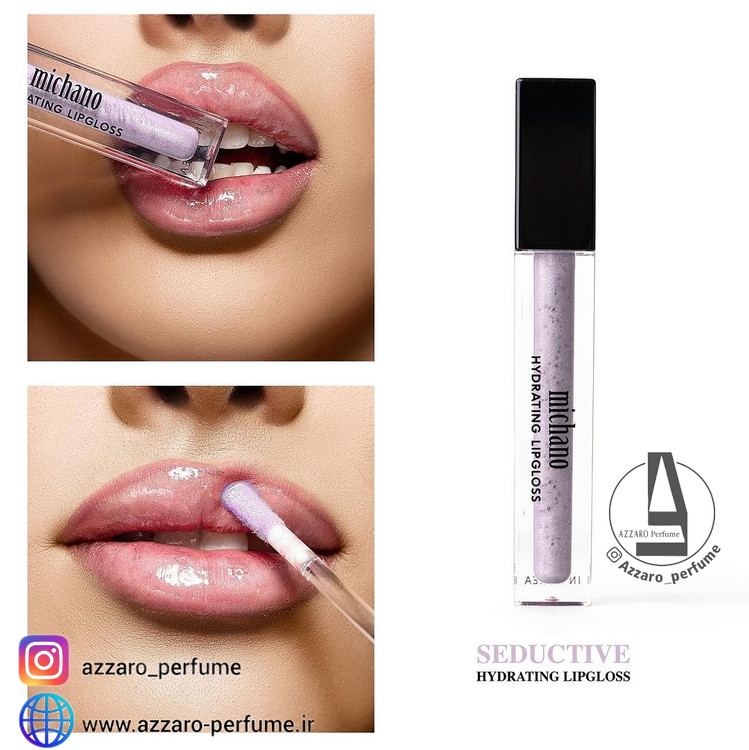 لیپ گلاس آبرسان میچانو Michano رنگ Seductive حجم 6 میل-فروشگاه اینترنتی آرایشی و بهداشتی آزارو در شیراز