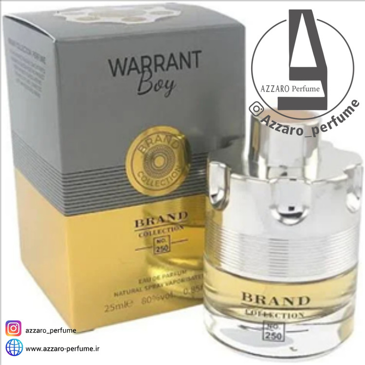 ادکلن مردانه آزارو وانتد برند کالکشن کد 250 Brand collection Azzaro Wanted حجم 25 میل-فروشگاه اینترنتی آرایشی و بهداشتی آزارو در شیراز