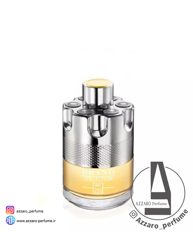 ادکلن مردانه آزارو وانتد برند کالکشن کد 250 Brand collection Azzaro Wanted حجم 25 میل-فروشگاه اینترنتی آرایشی و بهداشتی آزارو در شیراز