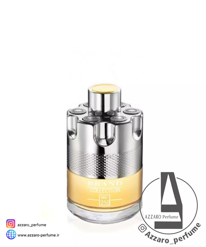 ادکلن مردانه آزارو وانتد برند کالکشن کد 250 Brand collection Azzaro Wanted حجم 25 میل-فروشگاه اینترنتی آرایشی و بهداشتی آزارو در شیراز