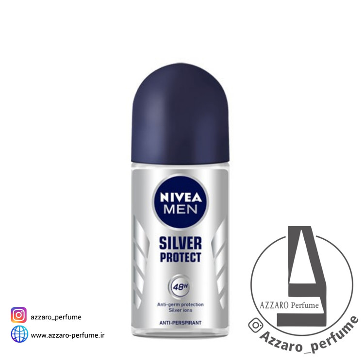 مام رول ضد تعریق مردانه نیوآ مدل سیلور پروتکت Silver Protect حجم 50 میل-فروشگاه اینترنتی آرایشی و بهداشتی آزارو در شیراز