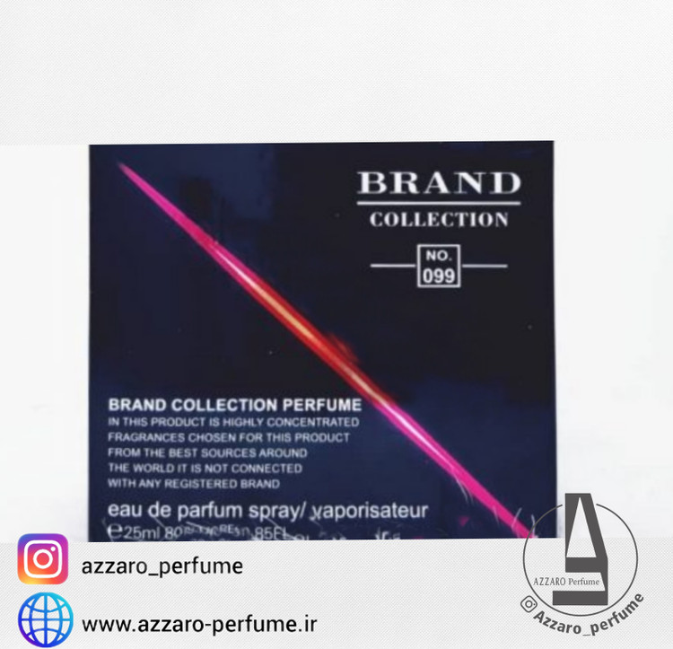 ادکلن ایفوریا زنانه مشکی برند کالکشن شماره 099 حجم 25 میل-فروشگاه اینترنتی آرایشی و بهداشتی آزارو در شیراز