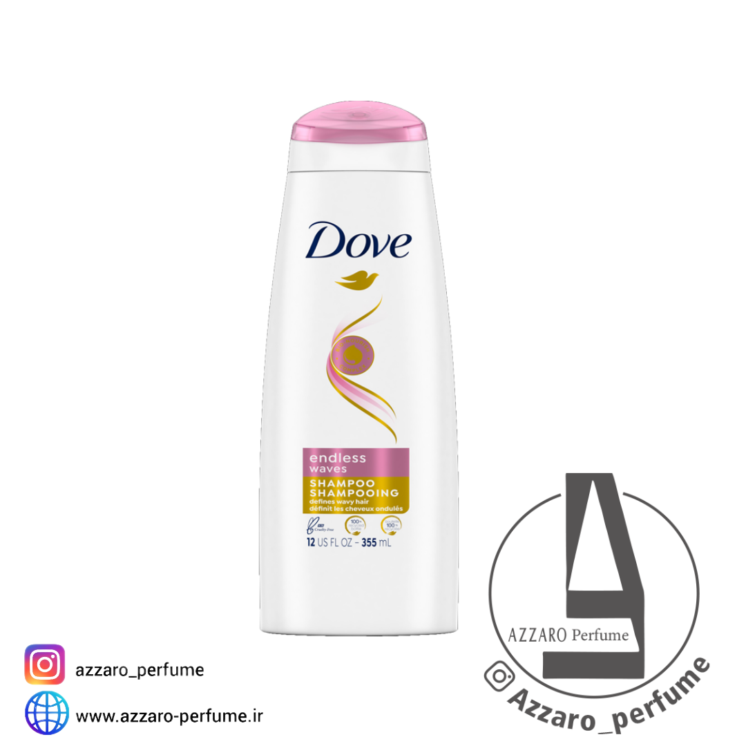 شامپو داو Dove موهای رنگ شده مدل Endless Waves حجم 330 میل-فروشگاه اینترنتی آرایشی و بهداشتی آزارو در شیراز