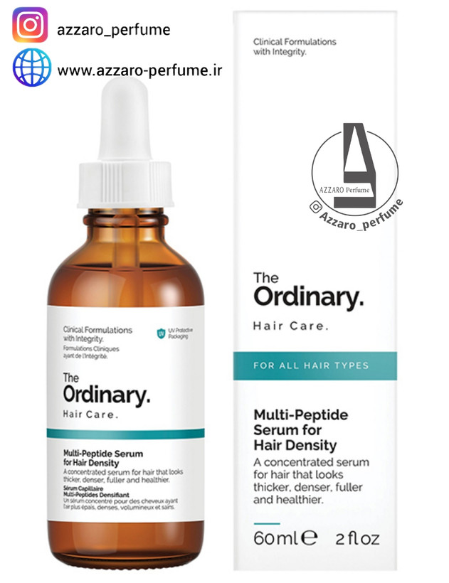 سرم ضد ریزش مو مولتی پپتید اوردینری حجم 60 میل-فروشگاه اینترنتی آرایشی و بهداشتی آزارو در شیراز