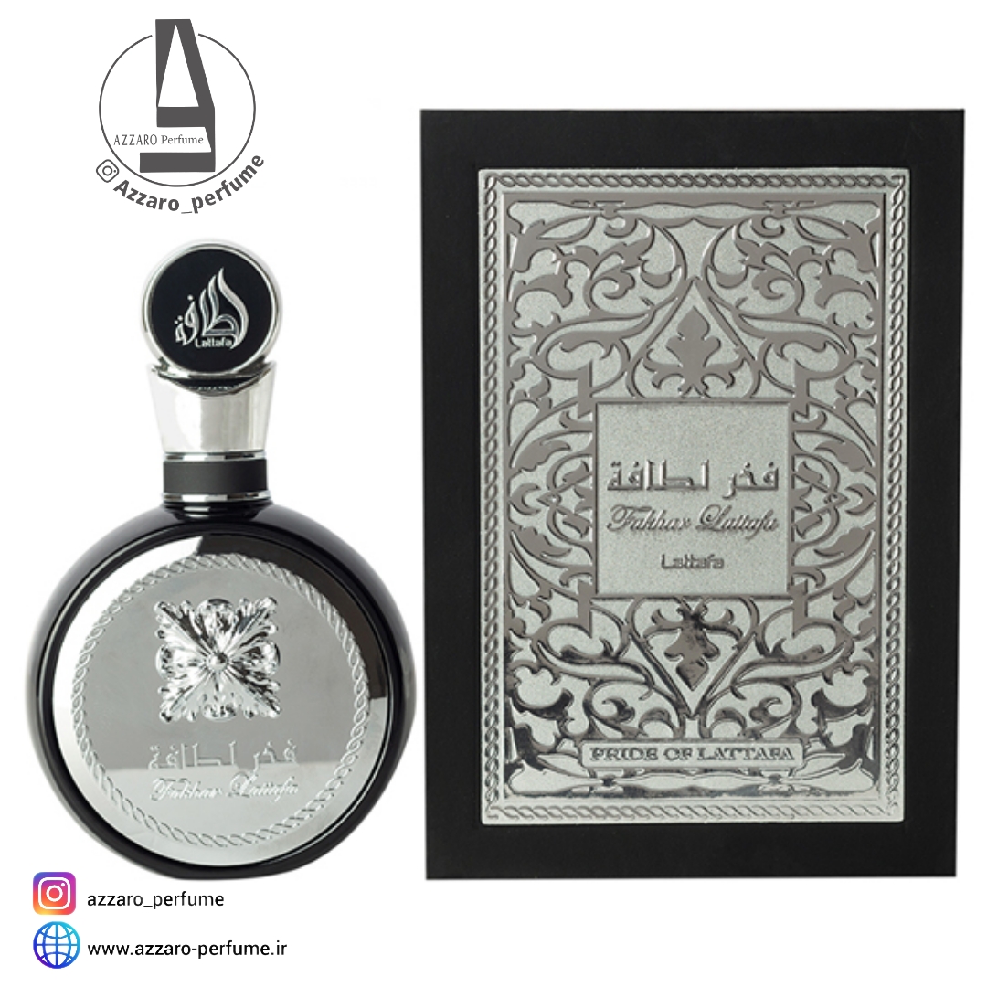 ادکلن مردانه فخر لطافه حجم 100 میل-فروشگاه اینترنتی آرایشی و بهداشتی آزارو در شیراز