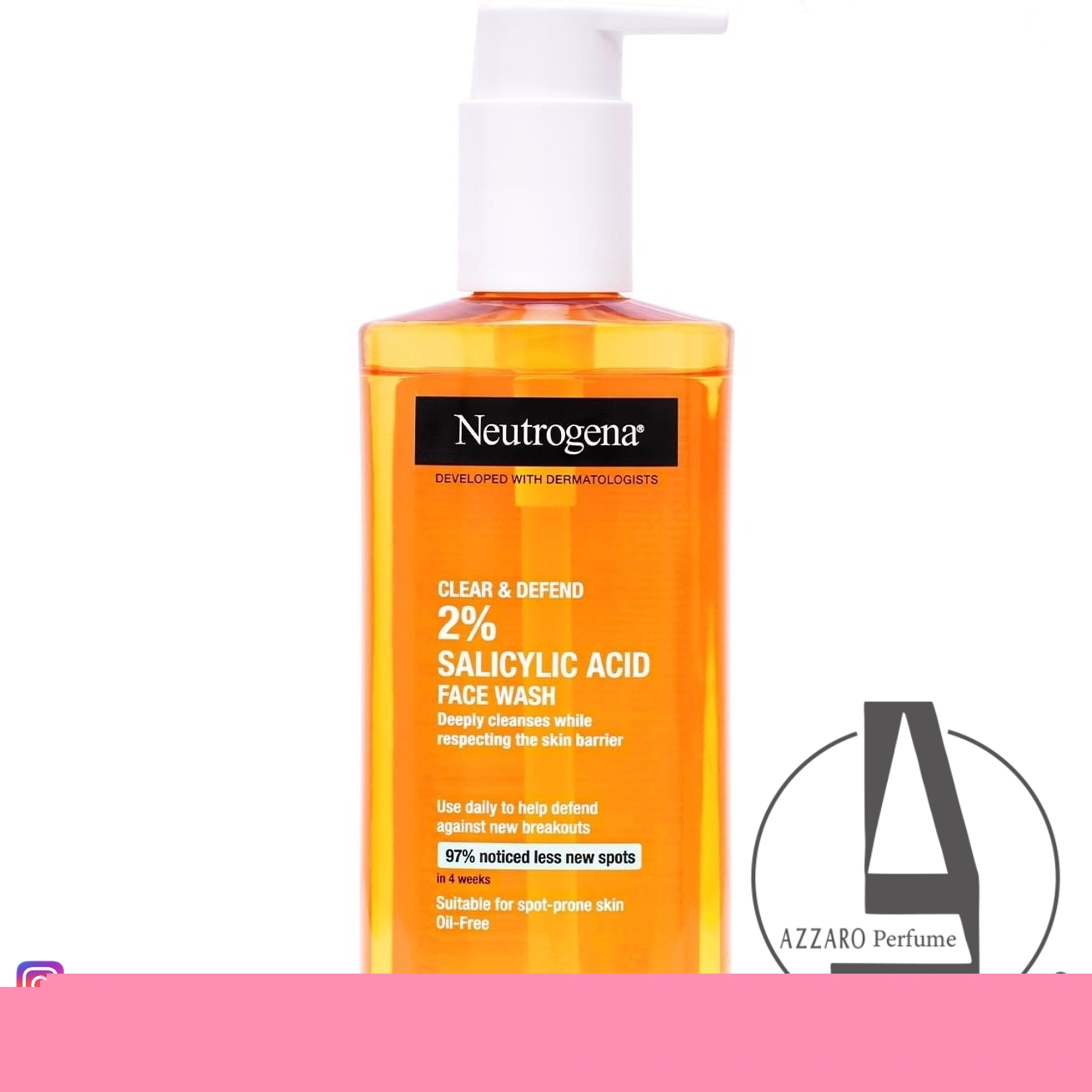 ژل شستشو صورت نوتروژینا مدل سالسلیک اسید حجم 200 میل-فروشگاه اینترنتی آرایشی و بهداشتی آزارو در شیراز