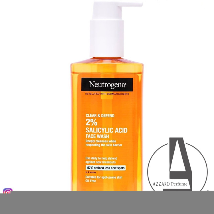 ژل شستشو صورت نوتروژینا مدل سالسلیک اسید حجم 200 میل-فروشگاه اینترنتی آرایشی و بهداشتی آزارو در شیراز