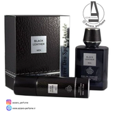 ادکلن مردانه فراگرنس ورد با اسپری Black Leather رایحه کرید اونتوس حجم ۱۰۰ میل-فروشگاه اینترنتی آرایشی و بهداشتی آزارو در شیراز