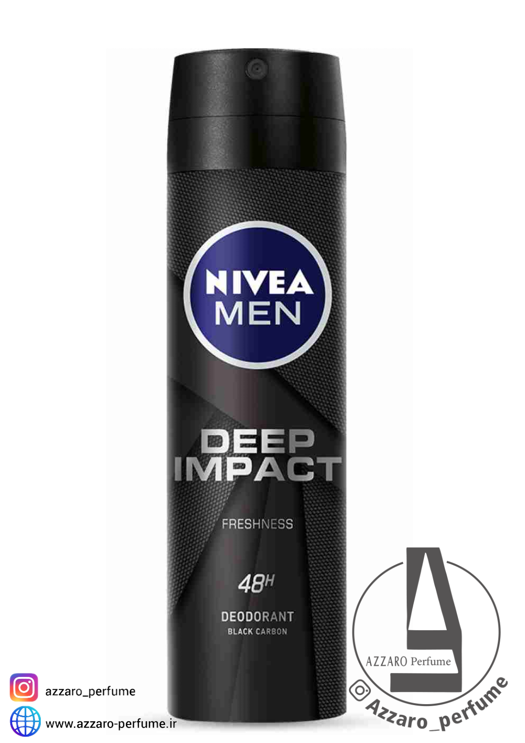 اسپری ضد تعریق مردانه نیوآ مدل Deep impact freshiness حجم 150 میل-فروشگاه اینترنتی آرایشی و بهداشتی آزارو در شیراز